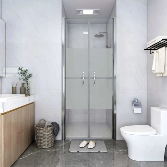 VIDAXL Shower Door Half Frosted esg 76x190cm Vidaxl 8720286168196