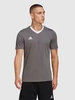 adidas Mens Entrada 22 Training Tee - Grey, Size S, Men