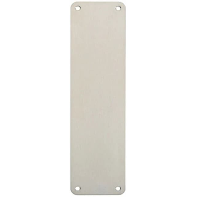 Loops Plain Door Finger Plate 300 x 75mm Satin Stainless Steel Push Plate Metallics