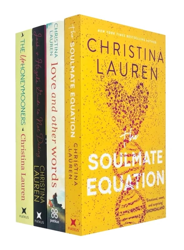 Christina Lauren 4 Books Collection Set Unhoneymooners, Soulmate Equation Christina Lauren Books