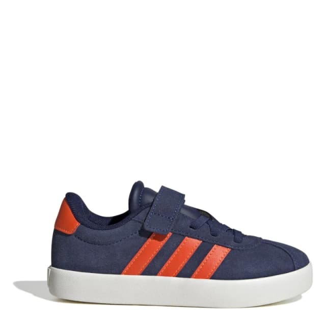 adidas Vl Court 3.0 Shoes Child Boys Drk Blue/Orange male C11 (29)