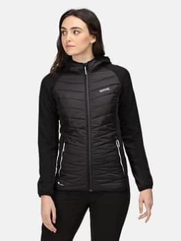 Regatta Andreson VI Hybrid Quilted Jacket - Black, Size 12, Women