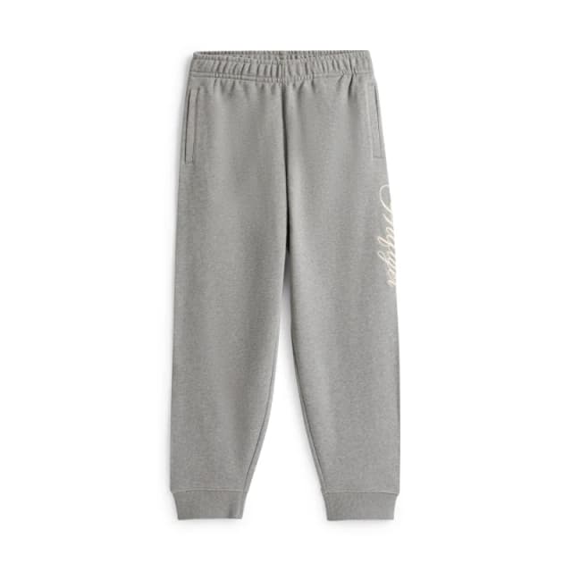 Tommy Hilfiger Womens Script Closed Cuff Soft Fleece Joggers Med Grey Heath female 8 (XS)