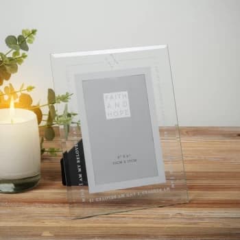 Faith & Hope Glass Song of Songs Photo Frame - 4" x 6"