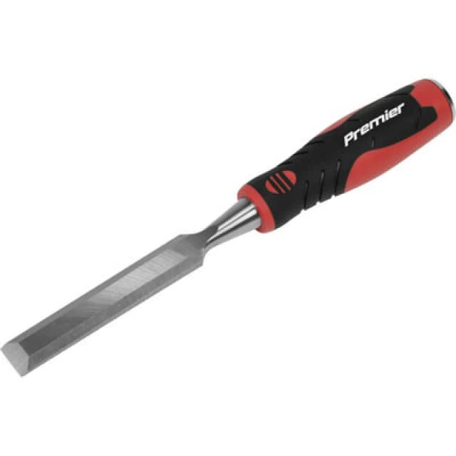 Loops 19mm Hammer-Thru Wood Chisel - Bevel Edged Blade - Chrome Vanadium Steel Metallics