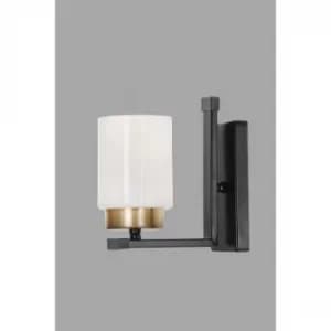 Linda aplik siyah beyaz caml? Black White Wall Lamp