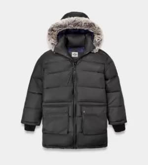 Ugg Ozzy Mid-length Puffer Jacket In Black - Size S