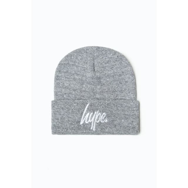 Hype Script Beanie 99 - Grey Grey One Size