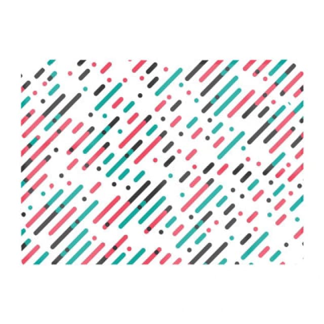 Warren Reed Designer Overlapping Coloured Diagonal Lines Glass Chopping Board