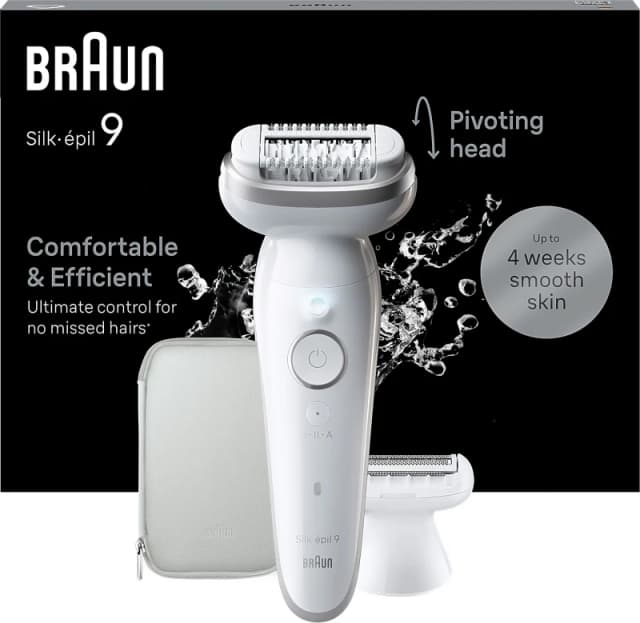 Braun Silk-epil Epilators Series 9 Flex Epilator 9-041 3D White/Gold