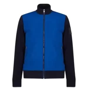 Boss Shepherd Full Zip Sweater - Blue
