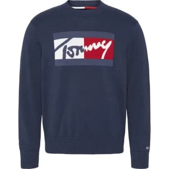 Tommy Jeans Tommy Crew Sweater - Navy C87
