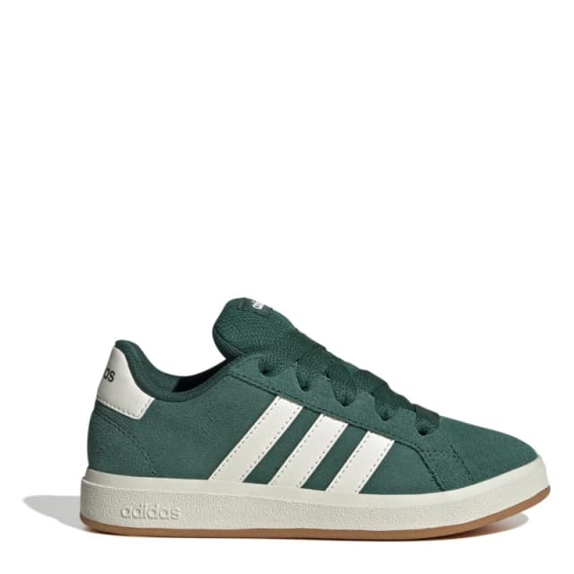 adidas Grand Court 00s Trainers Juniors Low Trainers 4 (36.5) Green 09082815240