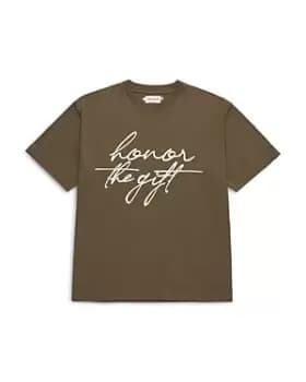 Honor the Gift Cotton Script Logo Graphic Tee