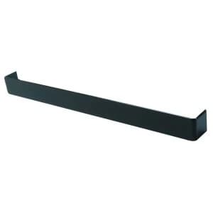 Wickes PVCu Black Fascia Butt Joint Trim 450mm Pack 2