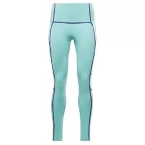 Reebok Les Mills Colorblock Leggings Womens - Semi Classic Teal