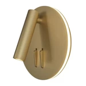 Technical Ios 176 Integrated LED Matt Gold Reading Wall Lamp