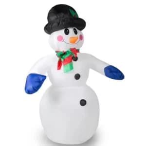 Inflatable Snowman 7ft with LED Lights