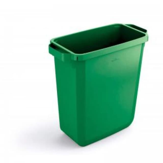 Durable DURABIN 60L Rectangular - Food Safe Waste Recycling Bin - Green Green unisex