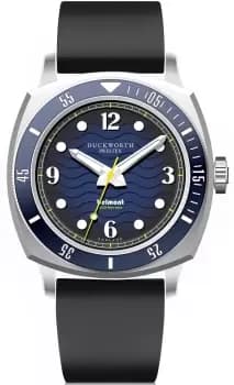 Duckworth Prestex Watch Belmont Dive Blue Black Rubber