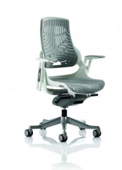Adroit Zure Executive Chair With Arms Elastomer Gel Grey Ref EX000112