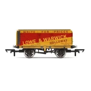 Hornby 7 Plank Wagon, Lowe & Warwick Era 2 Model Train