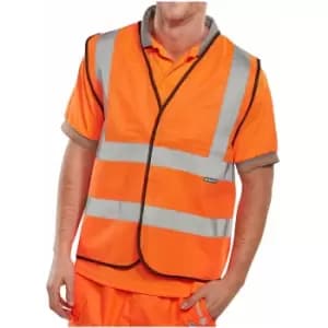 Beeswift - orange hi vis waistcoat xl - Hi Vis - Orange