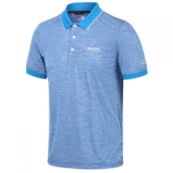 Regatta Remex II Quick Drying Marl Jersey Polo Shirt - Nautical Blu