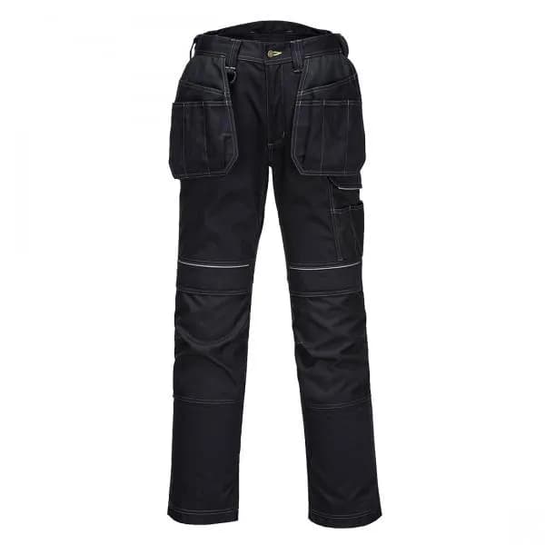 Portwest PW3 Mens Holster Work Trousers T602BKS38 Colour: Black