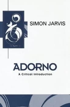 Adorno by Simon Jarvis Book