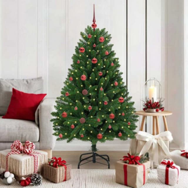 Vidaxl Artificial Christmas Tree Green 150 Cm Pvc And Metal