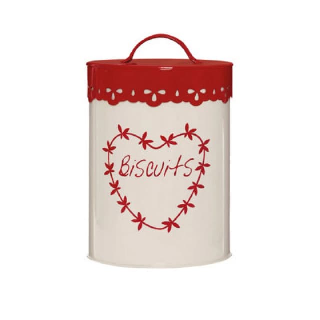 Premier Housewares Maison by Premier Anglaise Biscuit Canister Red