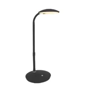 Zenith LED Desk Task Lamp Black Matt, Plastic Matt