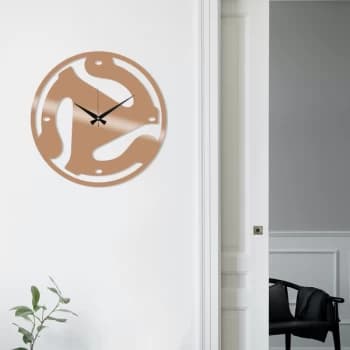 Metal Wall Clock 5 - Copper Copper Decorative Metal Wall Clock