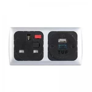 Proton panel mounted power module 1 x TUF A&C connectors USB