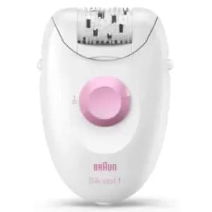 Braun BRASE1176 Silk-epil Epilator - White and Pink