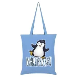 Psycho Penguin Whatever Tote Bag (One Size) (Sky Blue)