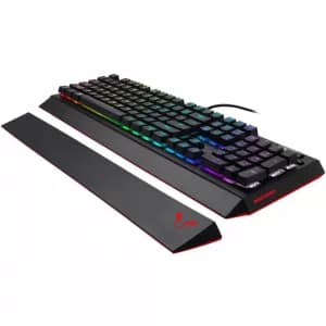 Riotoro Ghostwriter Prism RGB Mechanical Gaming Keyboard, Cherry MX Black Switches UK Layout