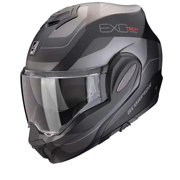 Scorpion Exo-Tech Evo Pro Commuta Matt Black-Silver Modular Helmet S