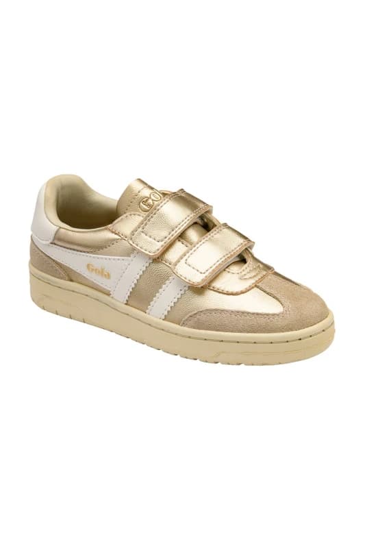 Gola Classics 'Viper Glimmer Strap' Kids Strap Trainers in Gold Size: Infant 13 Gold Unisex Infant 13