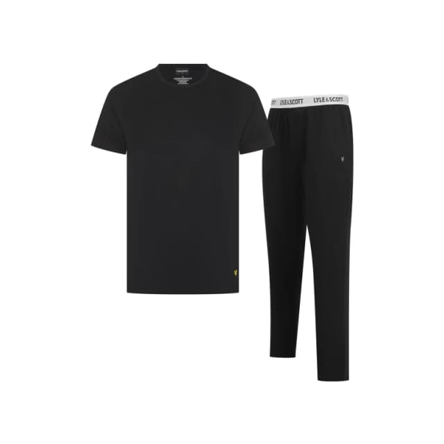 Lyle and Scott Lyle Sleepw Pant Set Sn63 Jet Black male S