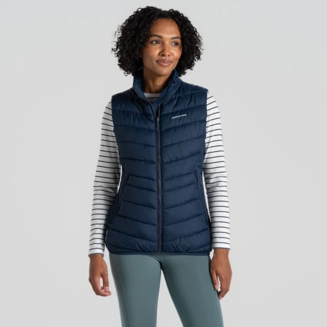 Craghoppers Womens Compresslite IX Vest in Navy Size: 18 Navy Female 18