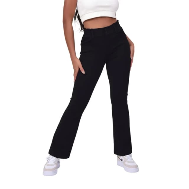 Project X Paris Paper bag style flare jeans For Her Project X Paris Noir Female XS