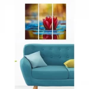 MDF3784022 Multicolor Decorative MDF Painting (3 Pieces)