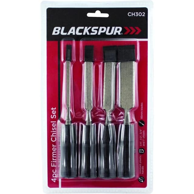Blackspur 4Pc Firmer Chisel Set BB-CH302