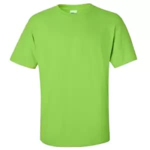 Gildan Mens Ultra Cotton Short Sleeve T-Shirt (S) (Lime)