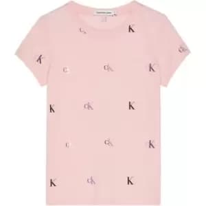 Calvin Klein Jeans Monogram Aop Slim T-Shirt - Multi