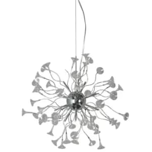 Minisounds Spherical Pendant Ceiling Light Chrome