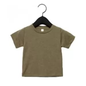 Bella + Canvas Baby Tri-Blend T-Shirt (12-18 Months) (Olive Triblend)