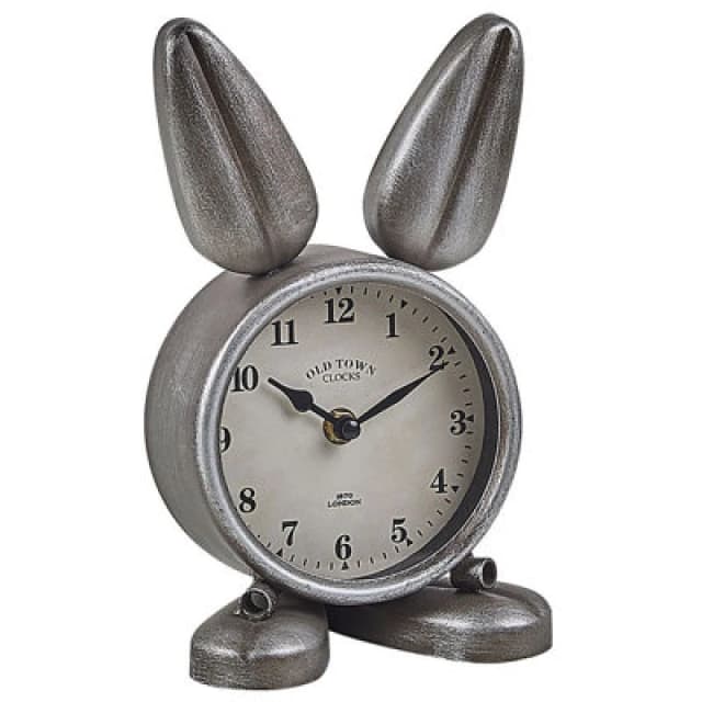 Beliani Clock Thusis 15cm Metal Silver